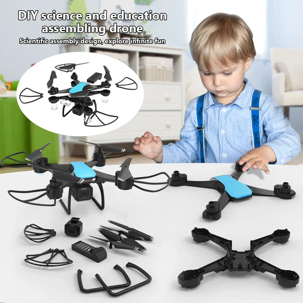 Drone Kit With Camera - JJRC H108 DIY Öğretici Montajlı Mini