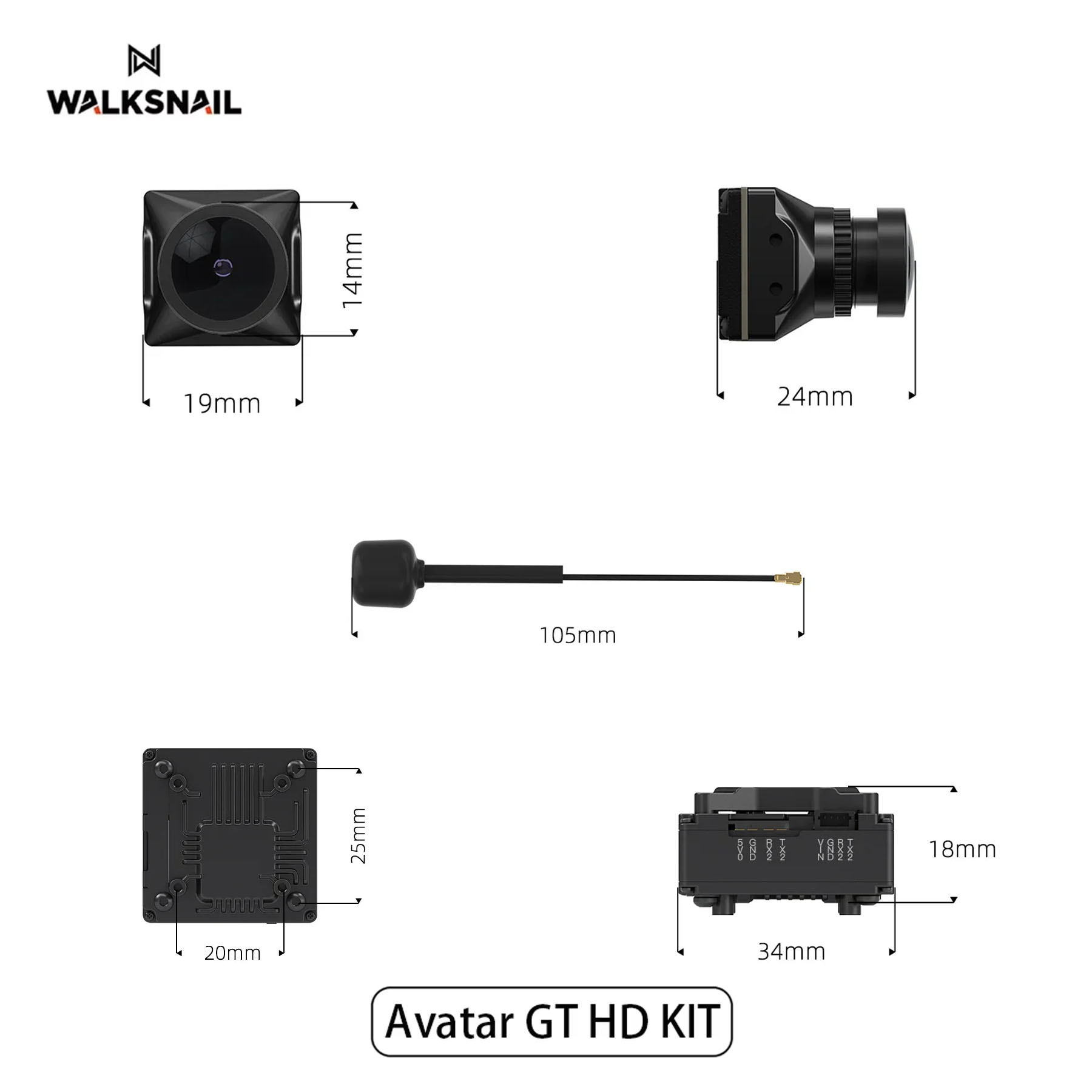 Walksnail Avatar GT HD KIT 2W  - Drone Kit Fpv incelemesi ve fiyatı