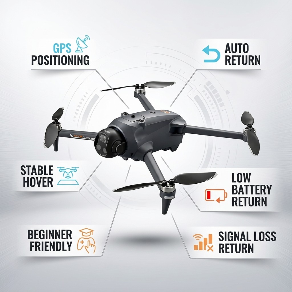 Potensic Drone GPS Otomatik Dö - Drone Kit Long Range incelemesi ve fiyatı